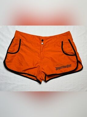 Jägermeister Orange Retro Runner Shorts Adult Medium Y2K Promo Barwear